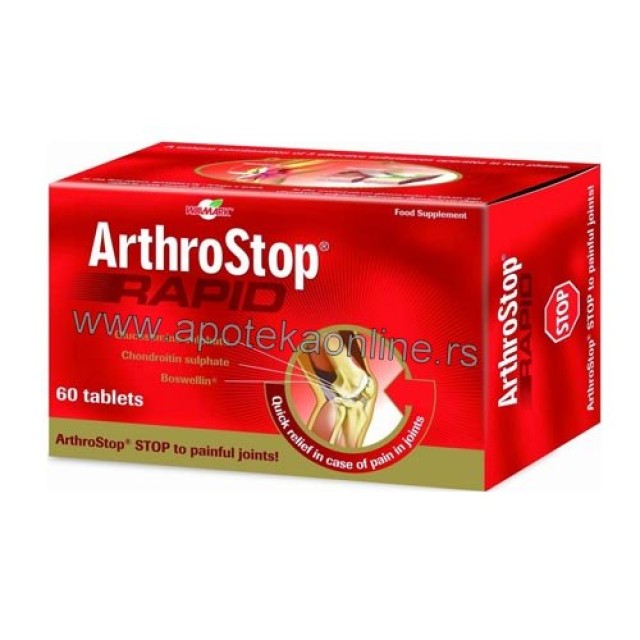 ARTHROSTOP RAPID TABLETE - Online Apoteka ARTHROSTOP RAPID TABLETE